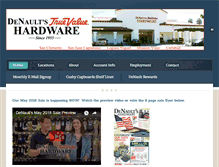 Tablet Screenshot of denaults.com
